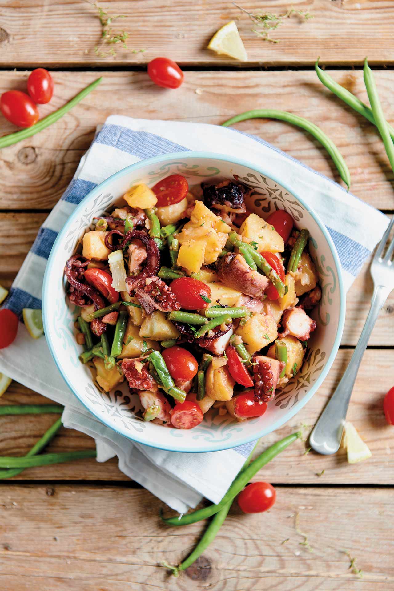Octopus and green bean salad - Coop Sole